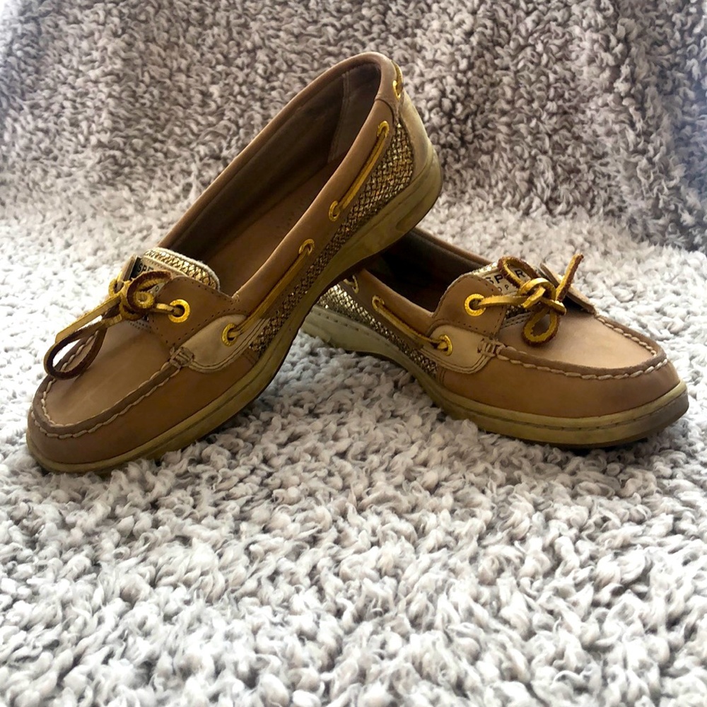 Gold Sparkle Sperry